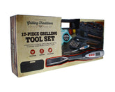 17PC GRILLING TOOL SET W/ DIGITAL TEMP FORK